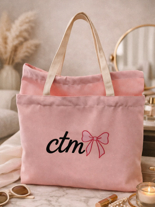 CTM drawstring tote